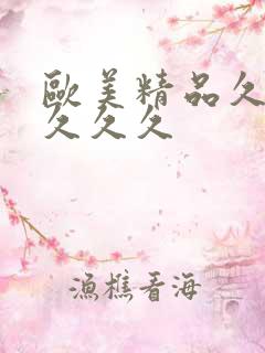 欧美精品久久久久久久