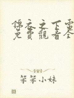 锦衣之下电视剧免费观看全集观看