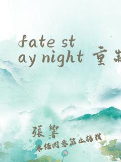 fate stay night 重制版