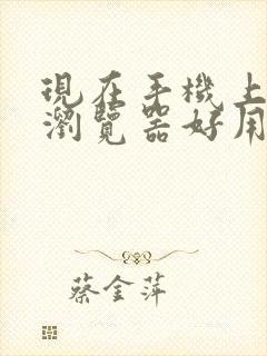 现在手机上什么浏览器好用