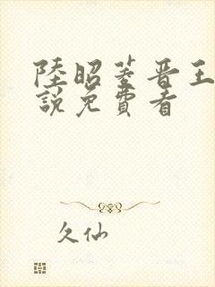 陆昭菱晋王的小说免费看