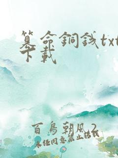 篡命铜钱txt下载