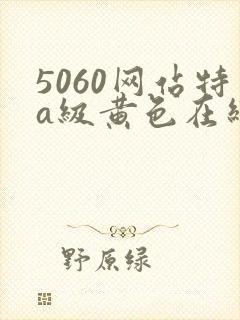 5060网站特a级黄色在线看