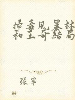 扫毒风暴林强峰和王奇结局