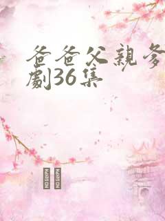 爸爸父亲爹电视剧36集