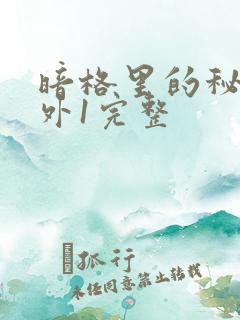 暗格里的秘密番外1完整