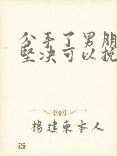 分手了男朋友很坚决可以挽回吗