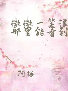 微微一笑很倾城哪里能看到