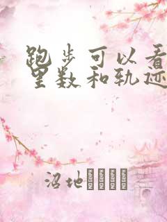 跑步可以看到公里数和轨迹的是什么软件