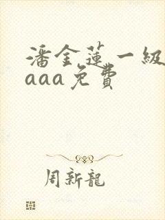 潘金莲一级淫片aaa免费