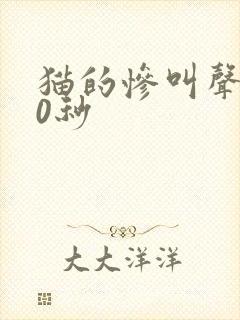 猫的惨叫声音20秒
