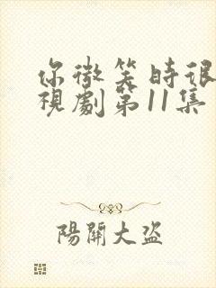 你微笑时很美电视剧第11集