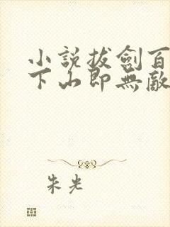 小说拔剑百年,下山即无敌免费看