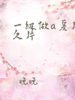 一级做a爰片久久片