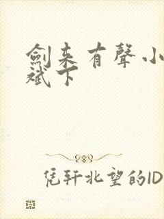 剑来有声小说大斌下