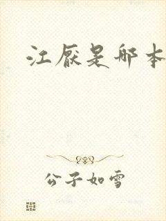江厌是哪本小说