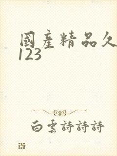 国产精品久久久123