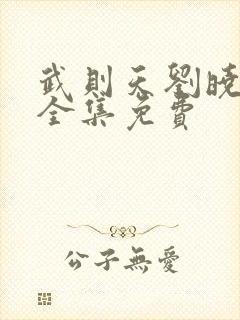 武则天刘晓庆版全集免费