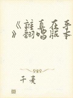 《谁真在乎过你》翻唱版本