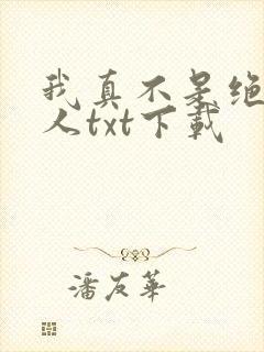 我真不是绝世高人txt下载