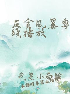 反贪风暴粤语在线播放