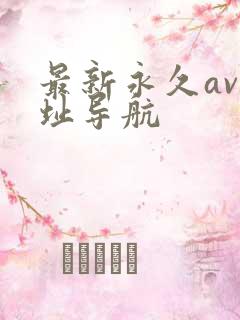 最新永久av网址导航
