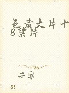 色黄大片十大18禁片