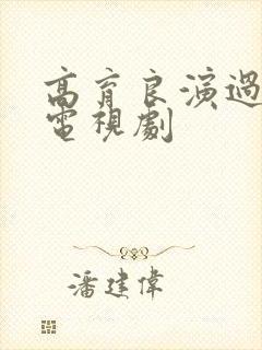 高育良演过哪些电视剧