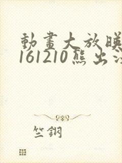 动画大放映20161210熊出没之雪岭熊风