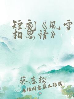 短剧《风雪无尽相思情》