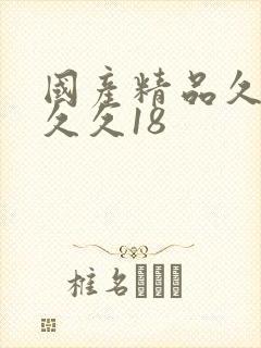 国产精品久久久久久18