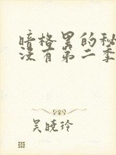 暗格里的秘密有没有第二季