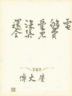 还没爱够电视剧全集免费