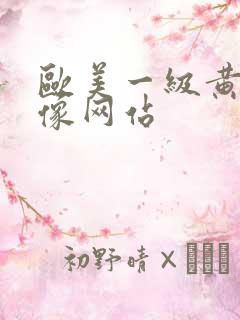 欧美一级黄色录像网站