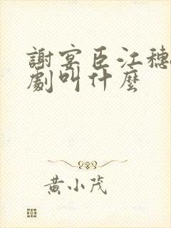 谢宴臣江穗晚短剧叫什么