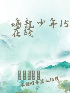 鸣龙少年15集在线