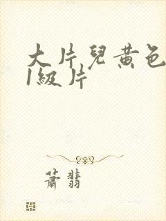 大片儿黄色录像1级片