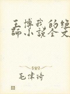 王博我的绝品老师小说全文阅读