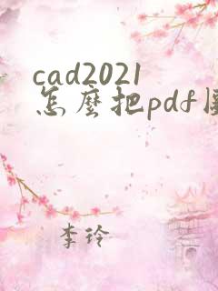 cad2021怎么把pdf图纸怎么转换成cad图纸