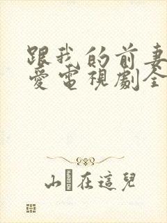 跟我的前妻谈恋爱电视剧全集