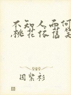 不知人面何处去,桃花依旧笑春风