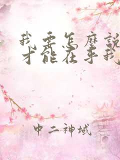 我要怎么说,你才能在乎我