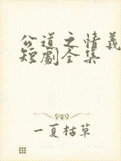 公道之情义无价短剧全集