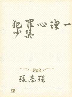 犯罪心理一共多少集