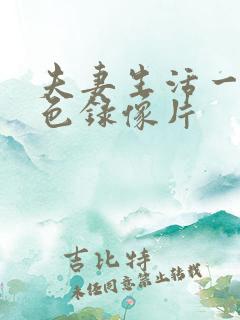 夫妻生活一级黄色录像片