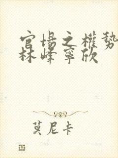 官场之权势滔天林峰宁欣