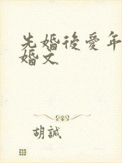 先婚后爱年代军婚文