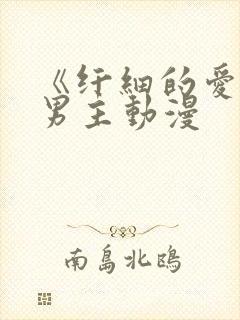 《纤细的爱》双男主动漫