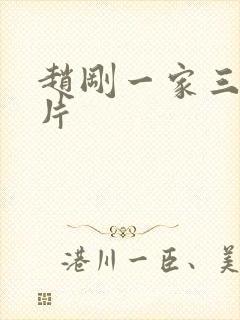 赵刚一家三口照片