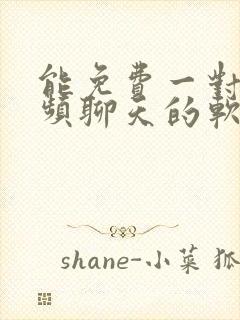 能免费一对一视频聊天的软件